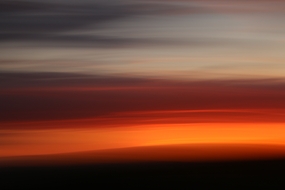 日暮黄昏天空晚霞摄影图片